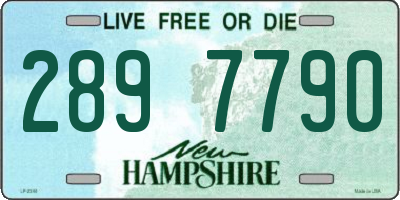 NH license plate 2897790