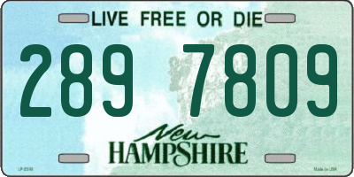 NH license plate 2897809