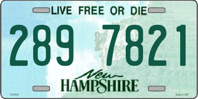 NH license plate 2897821