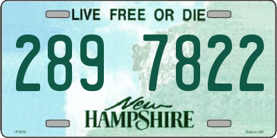 NH license plate 2897822