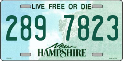 NH license plate 2897823