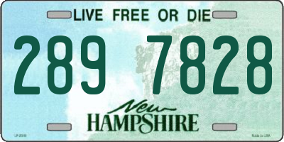 NH license plate 2897828