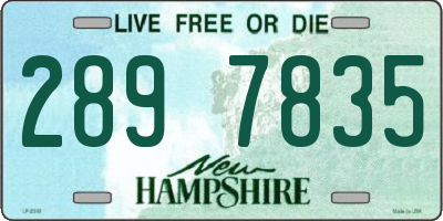 NH license plate 2897835