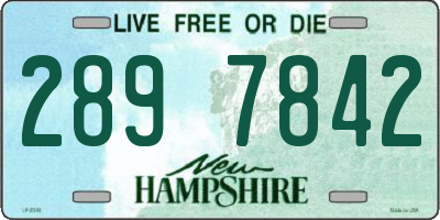 NH license plate 2897842