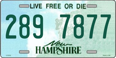 NH license plate 2897877