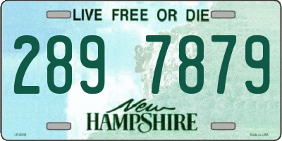 NH license plate 2897879