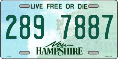 NH license plate 2897887