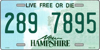 NH license plate 2897895