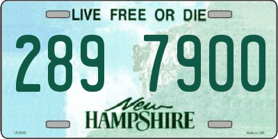 NH license plate 2897900