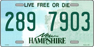 NH license plate 2897903