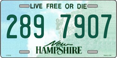 NH license plate 2897907