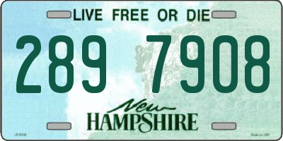 NH license plate 2897908