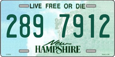 NH license plate 2897912