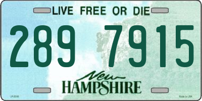 NH license plate 2897915