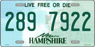 NH license plate 2897922