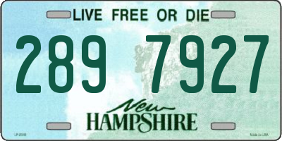 NH license plate 2897927