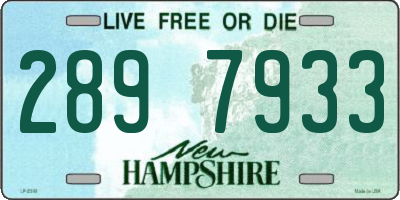 NH license plate 2897933