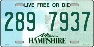 NH license plate 2897937
