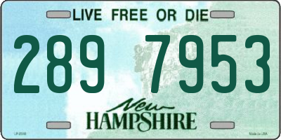 NH license plate 2897953