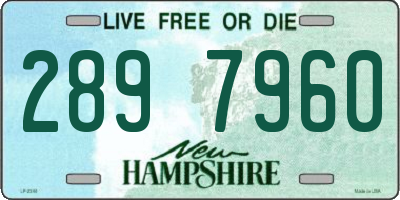NH license plate 2897960