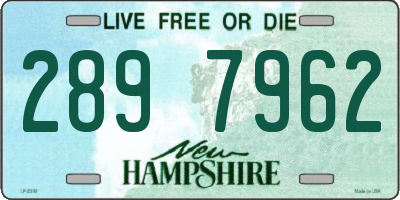 NH license plate 2897962