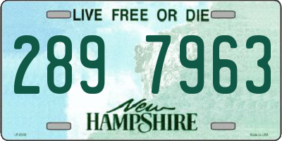 NH license plate 2897963