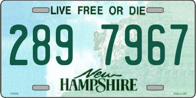 NH license plate 2897967