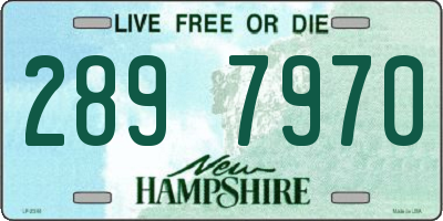 NH license plate 2897970