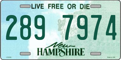 NH license plate 2897974