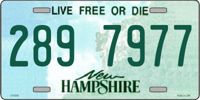 NH license plate 2897977