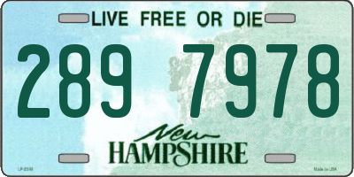 NH license plate 2897978