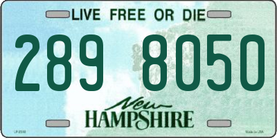 NH license plate 2898050