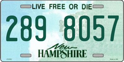 NH license plate 2898057
