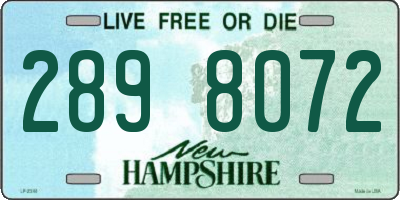 NH license plate 2898072