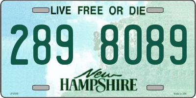 NH license plate 2898089