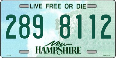 NH license plate 2898112