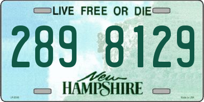 NH license plate 2898129