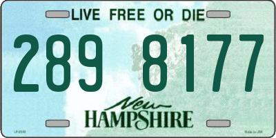 NH license plate 2898177