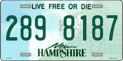 NH license plate 2898187