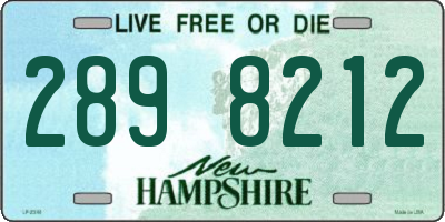 NH license plate 2898212