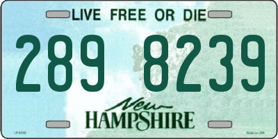NH license plate 2898239
