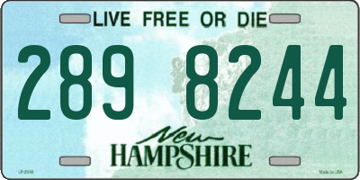 NH license plate 2898244
