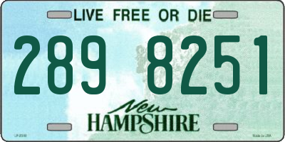 NH license plate 2898251
