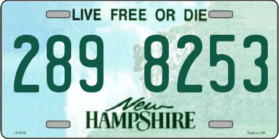 NH license plate 2898253