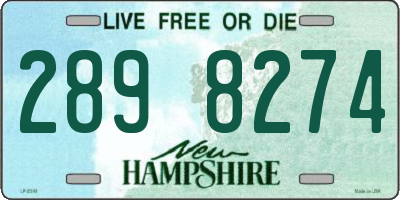 NH license plate 2898274