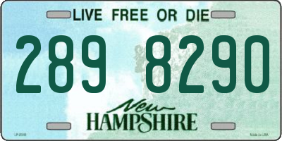 NH license plate 2898290