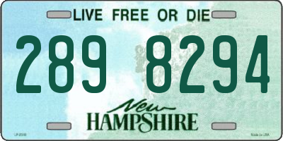 NH license plate 2898294