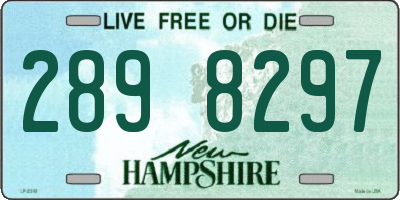 NH license plate 2898297