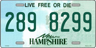 NH license plate 2898299