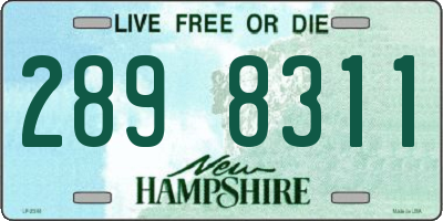 NH license plate 2898311